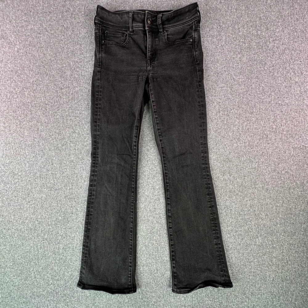 American Eagle Jeans Womens 4 Kick Boot Black Next Level Stretch Regular